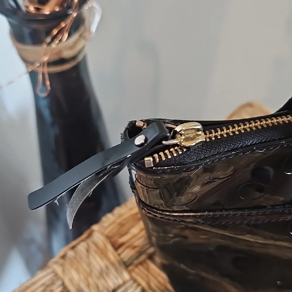 Kate Spade Black Patent Leather Tote Bag